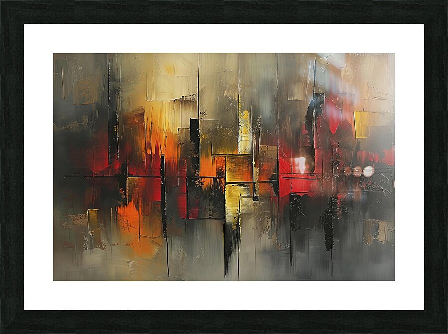 GB Abstract 13 Picture Frame print