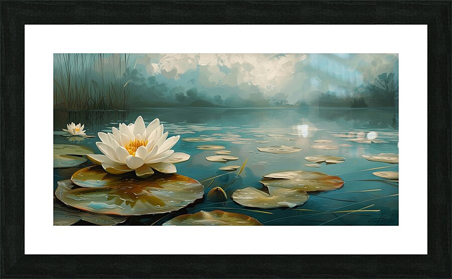 flower water lake Impression et Cadre photo