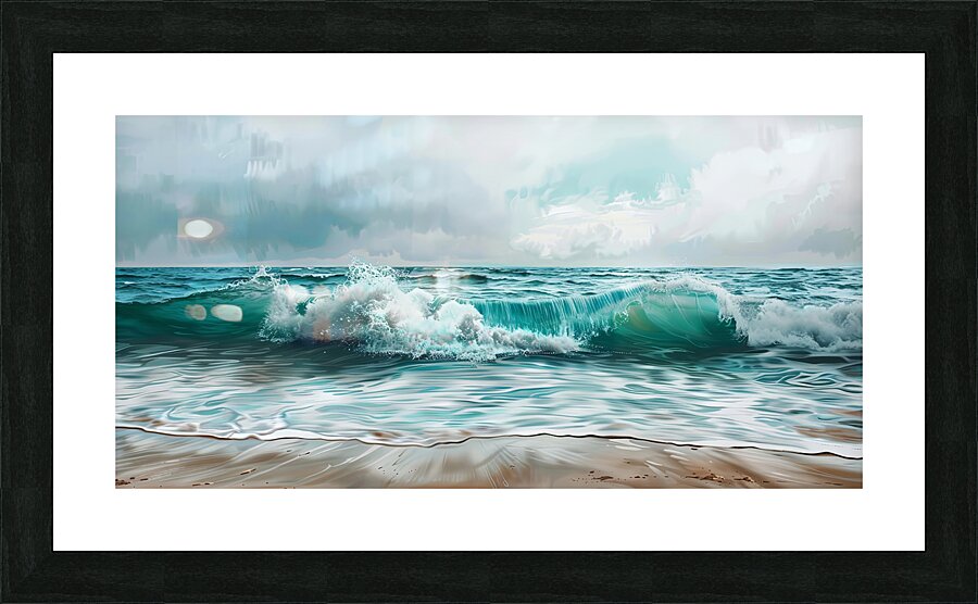 memory of the sea Picture Frame print