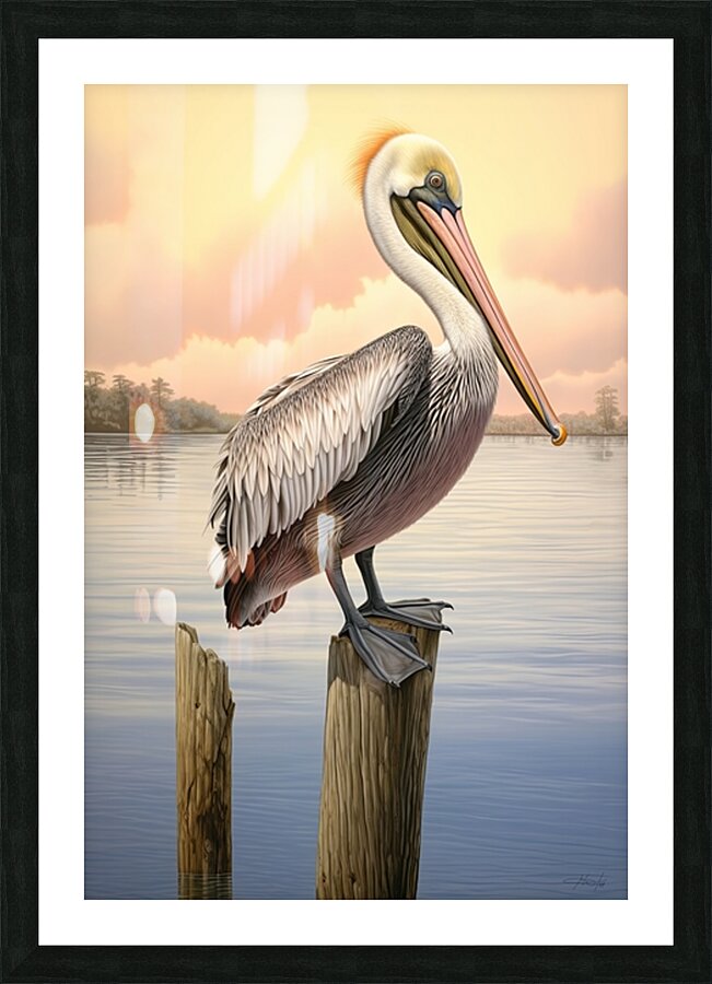 Pelican Picture Frame print