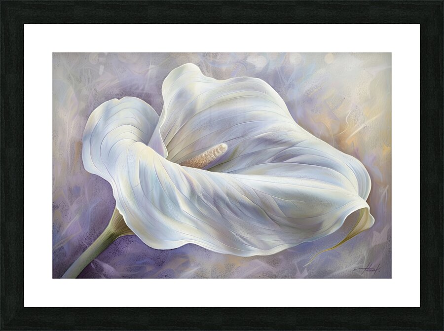 Calla lily Picture Frame print