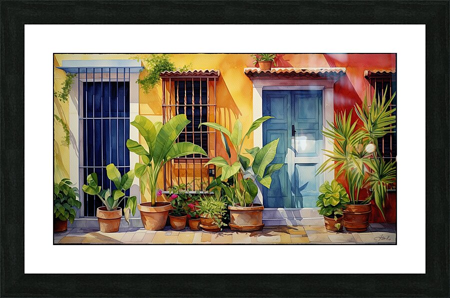 TROPICAL STREET COLOR Impression et Cadre photo