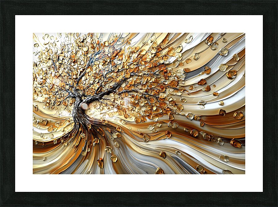 GB SPATULA ART TREE Picture Frame print