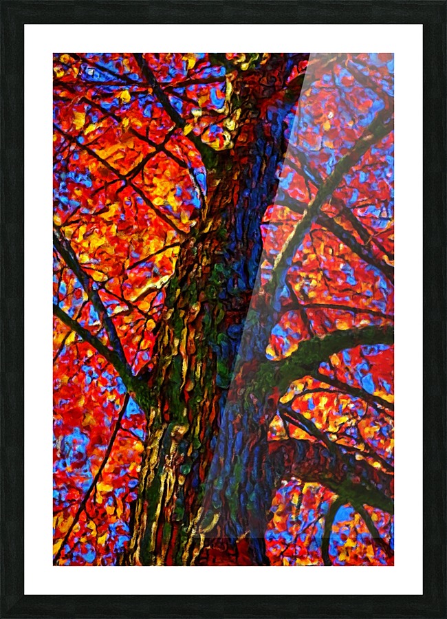 Red & Orange Picture Frame print