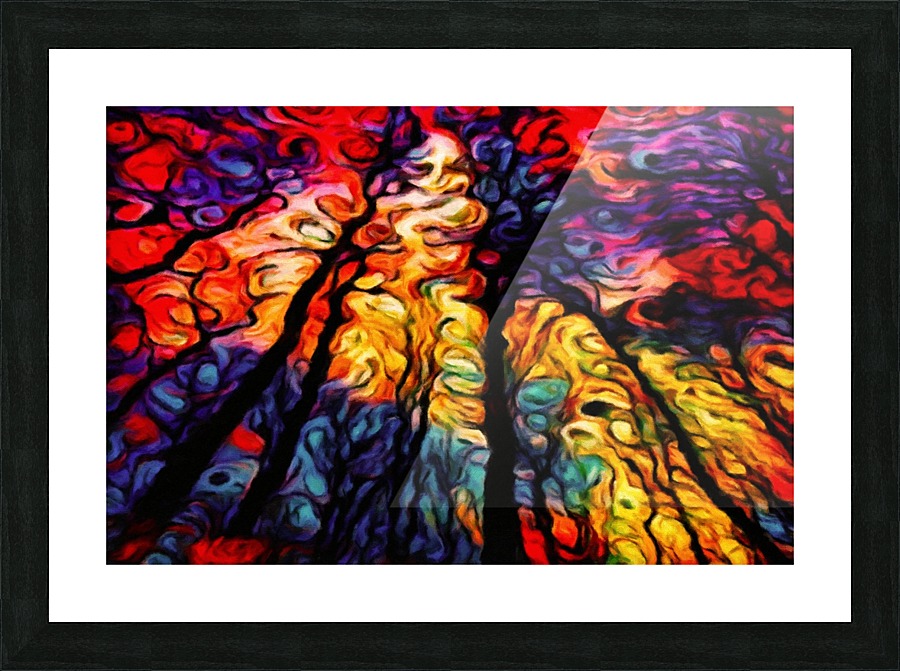 Tree of Colors Picture Frame print