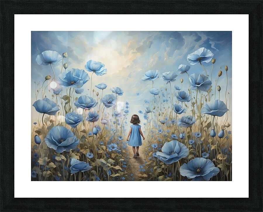 DREAM OF FLOWER FOREST1 Picture Frame print