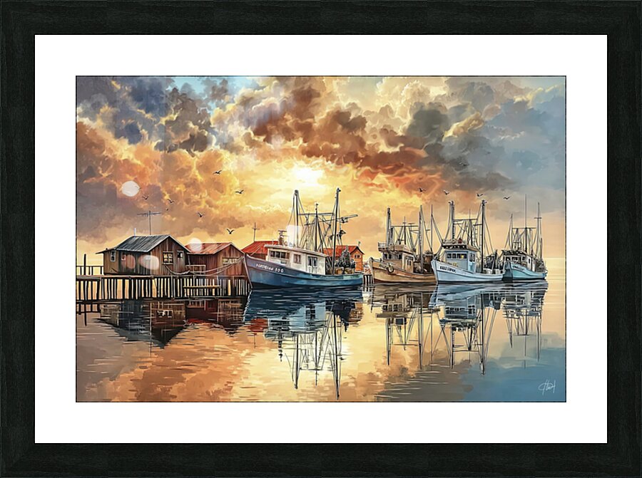 OLD MARINA 31A Impression et Cadre photo