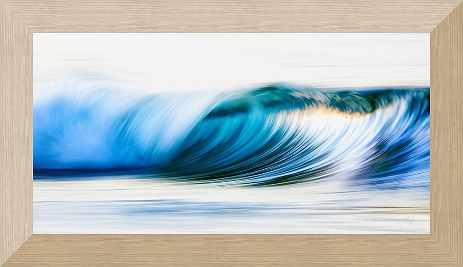 Waves Tube II Picture Frame print