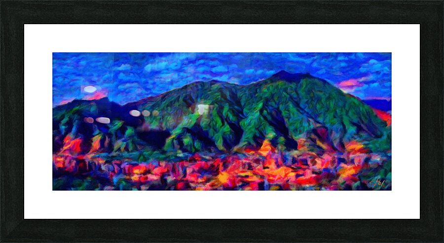 Avila Venezuela Mountain  Picture Frame print