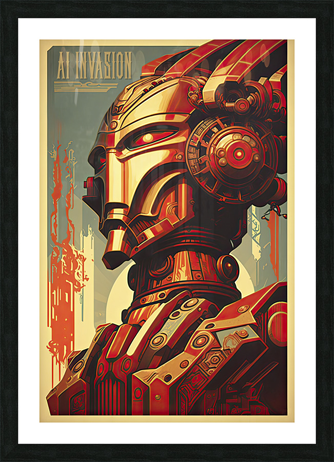 millennia AI invasion Impression et Cadre photo