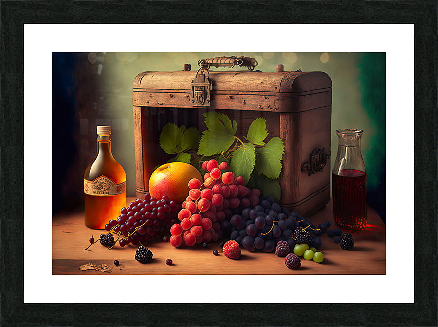 vintage still life Picture Frame print