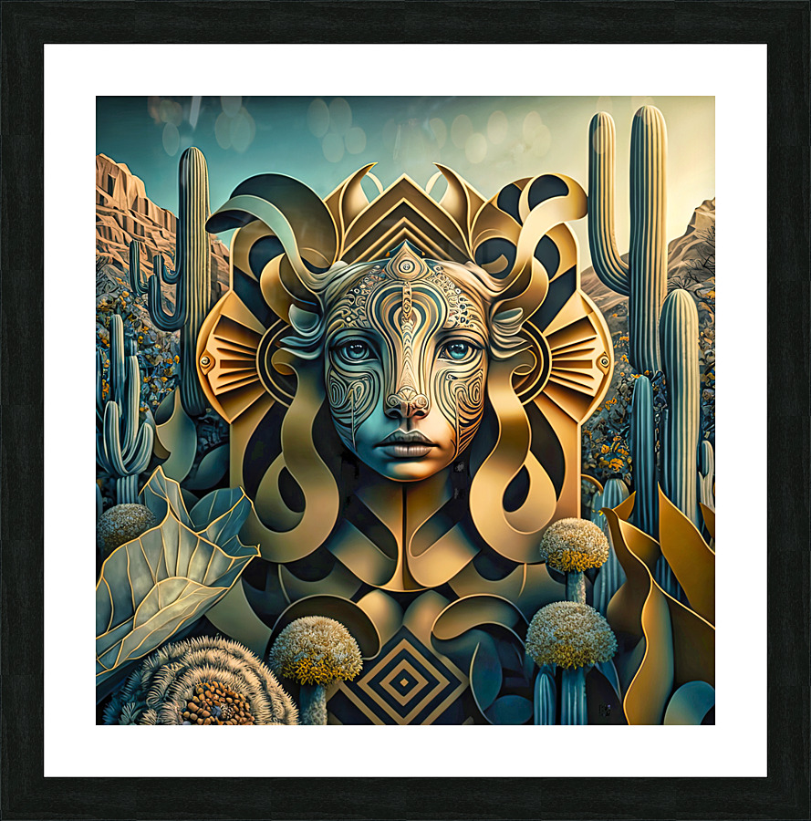 mayan kingdom Picture Frame print