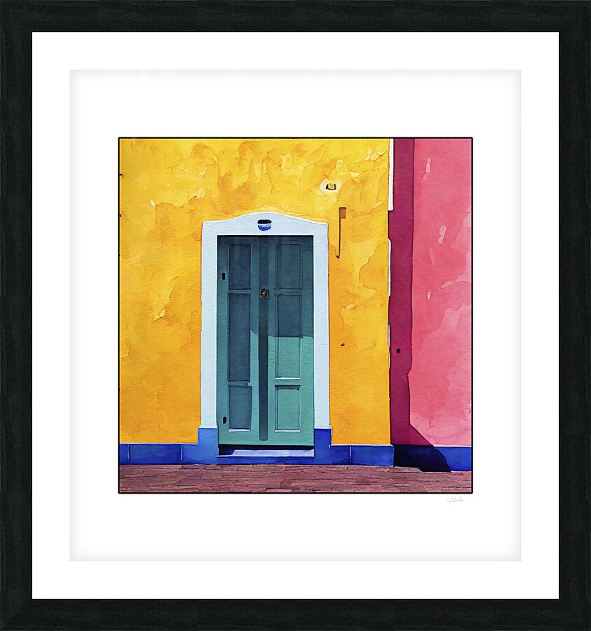 typical door of San Juan Impression et Cadre photo