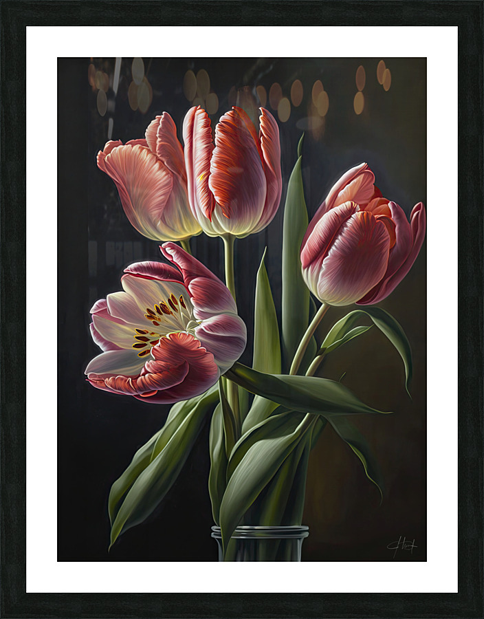 tulips flowers VI Picture Frame print