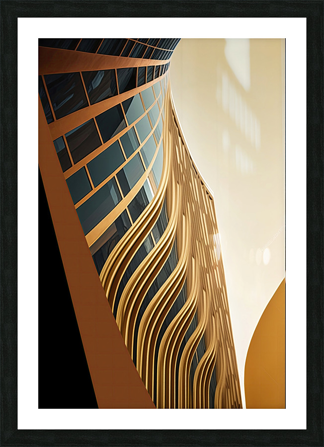 architecture of the 70 s Picture Frame print