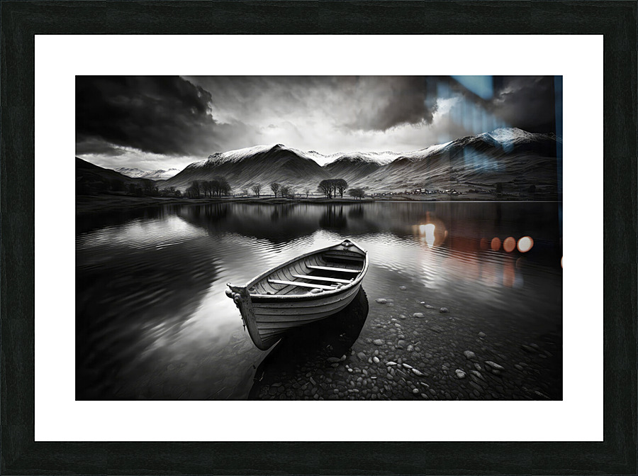 tranquility in the valley Picture Frame print