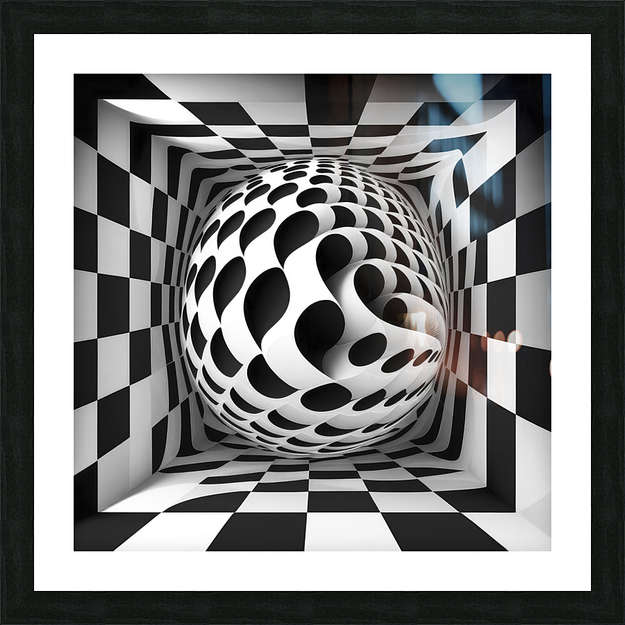 maze of possibilities Picture Frame print