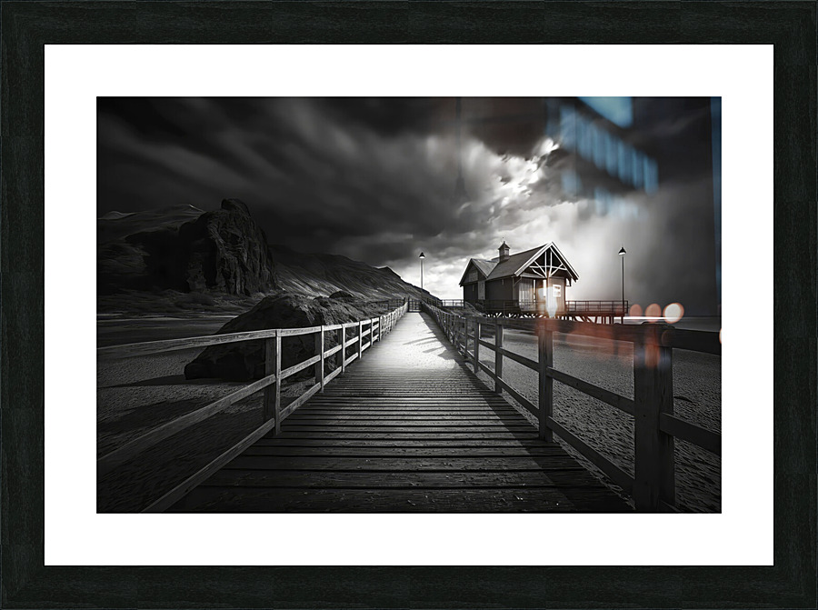 fisherman s way Picture Frame print