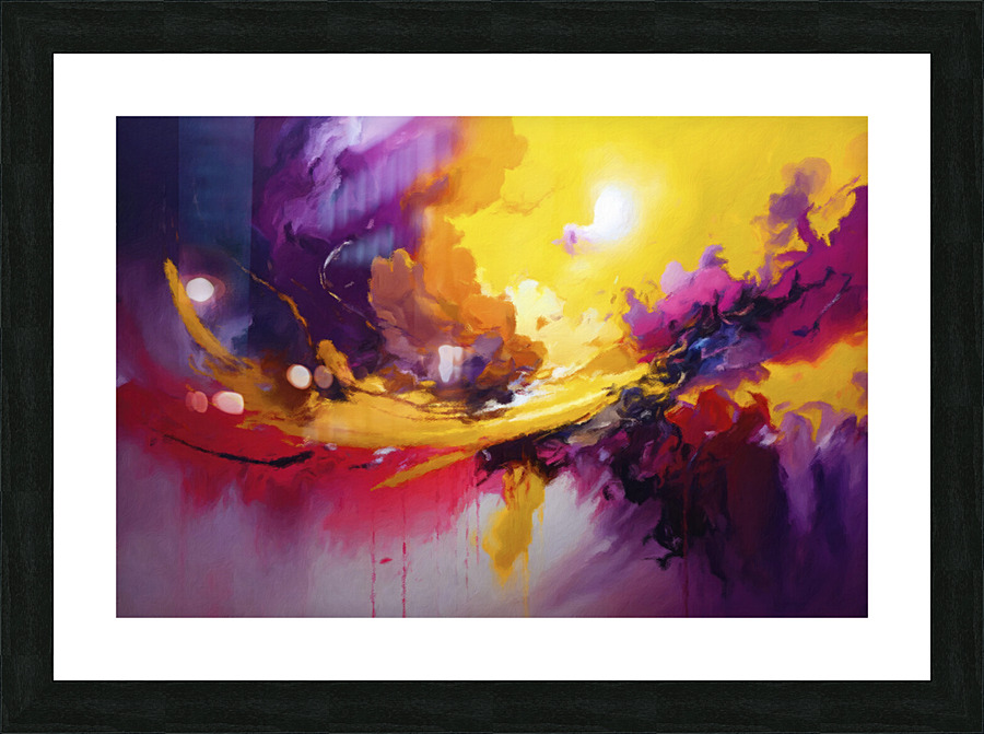 HO abstract II Picture Frame Printing