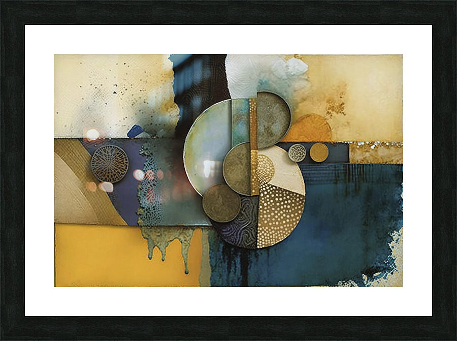 circles texture X Picture Frame Printing