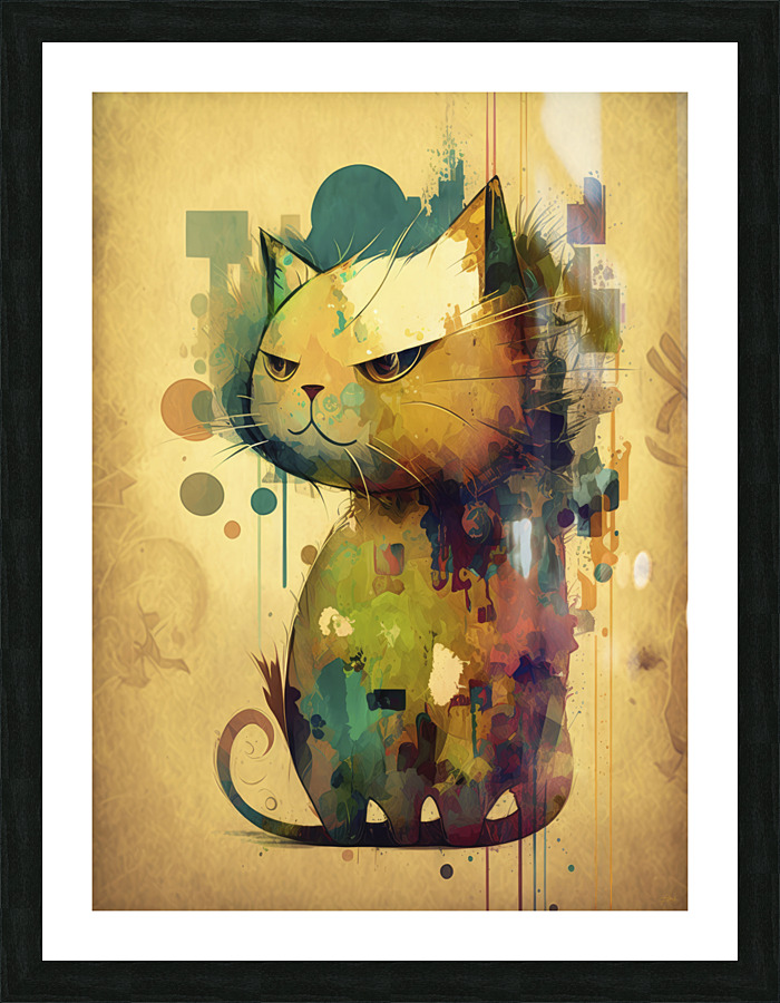 cat 50 years in the past Impression et Cadre photo