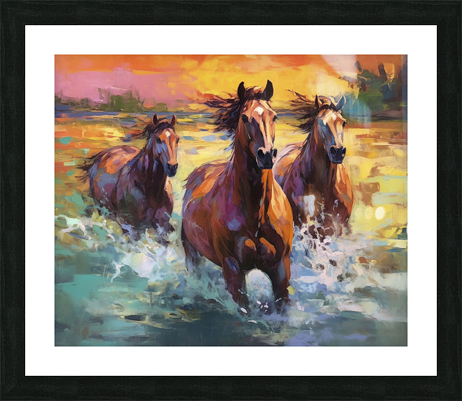 running horses Impression et Cadre photo