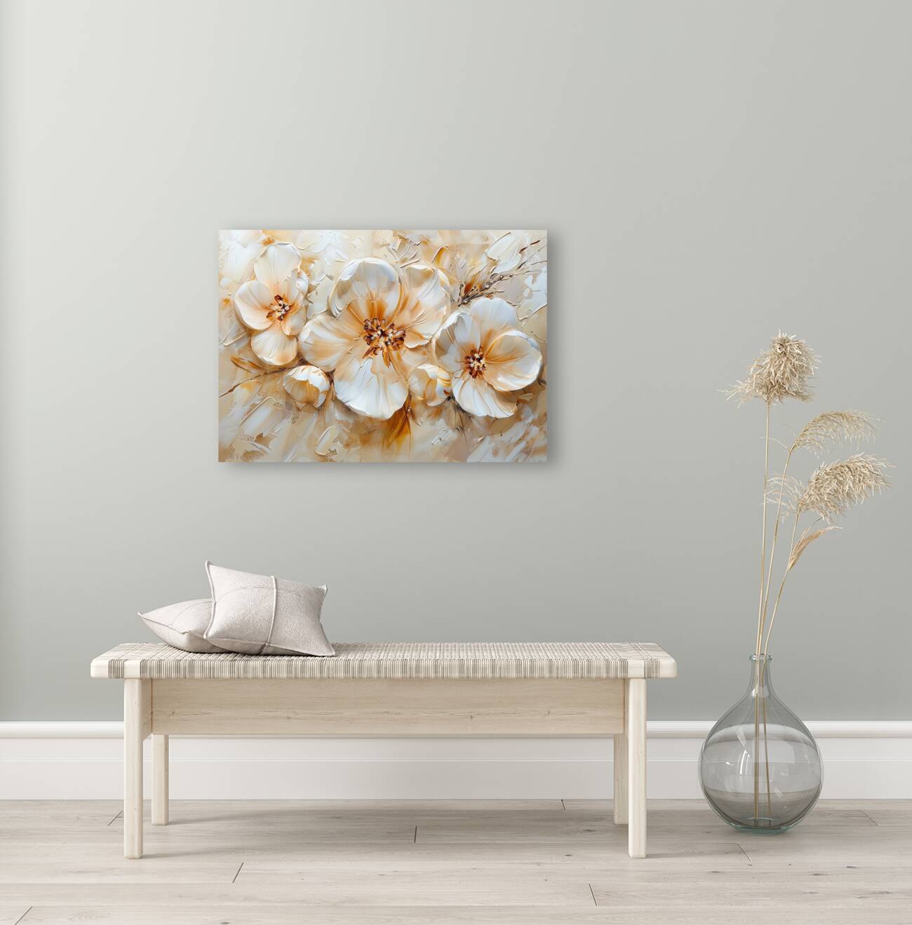 White flowers B Reproduction