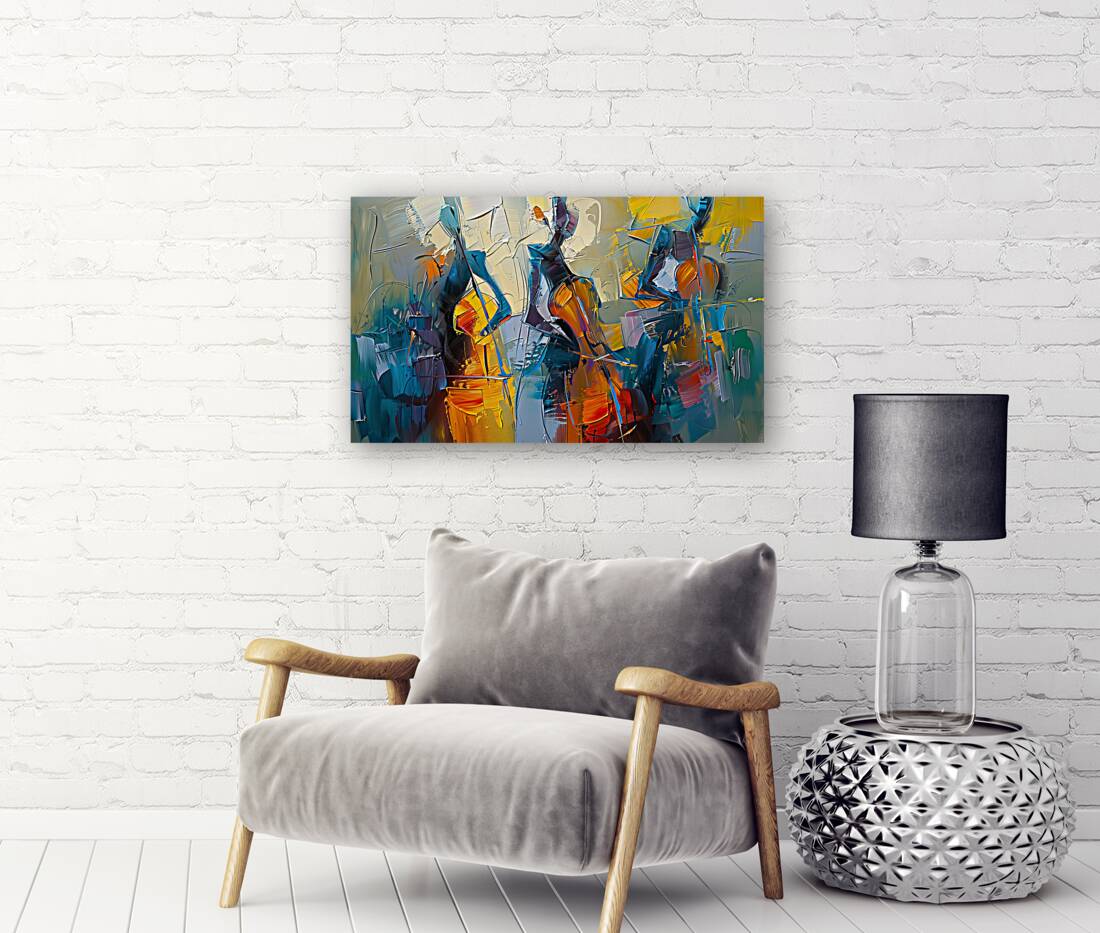 stylish double bass Reproduction