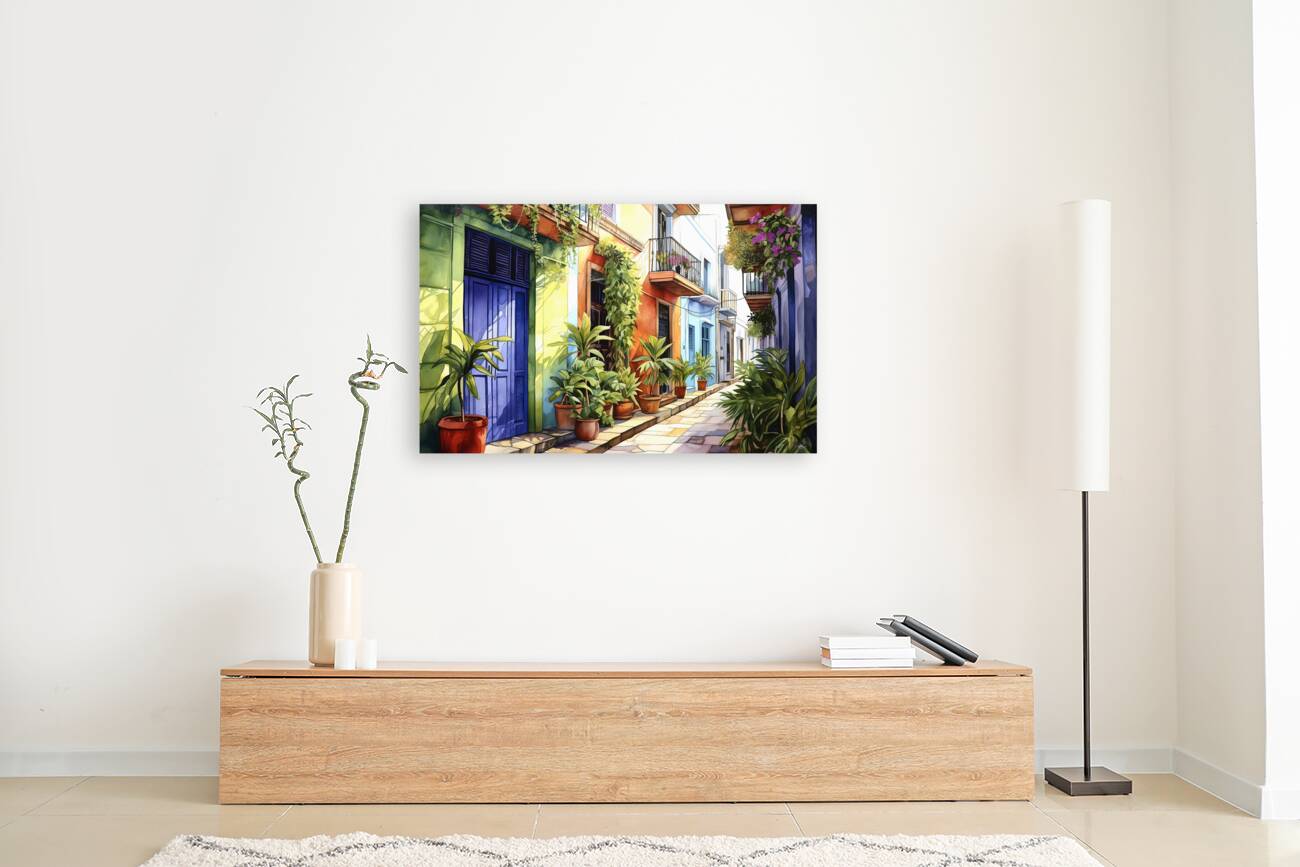 STREET ON THE ISLAND Reproduction