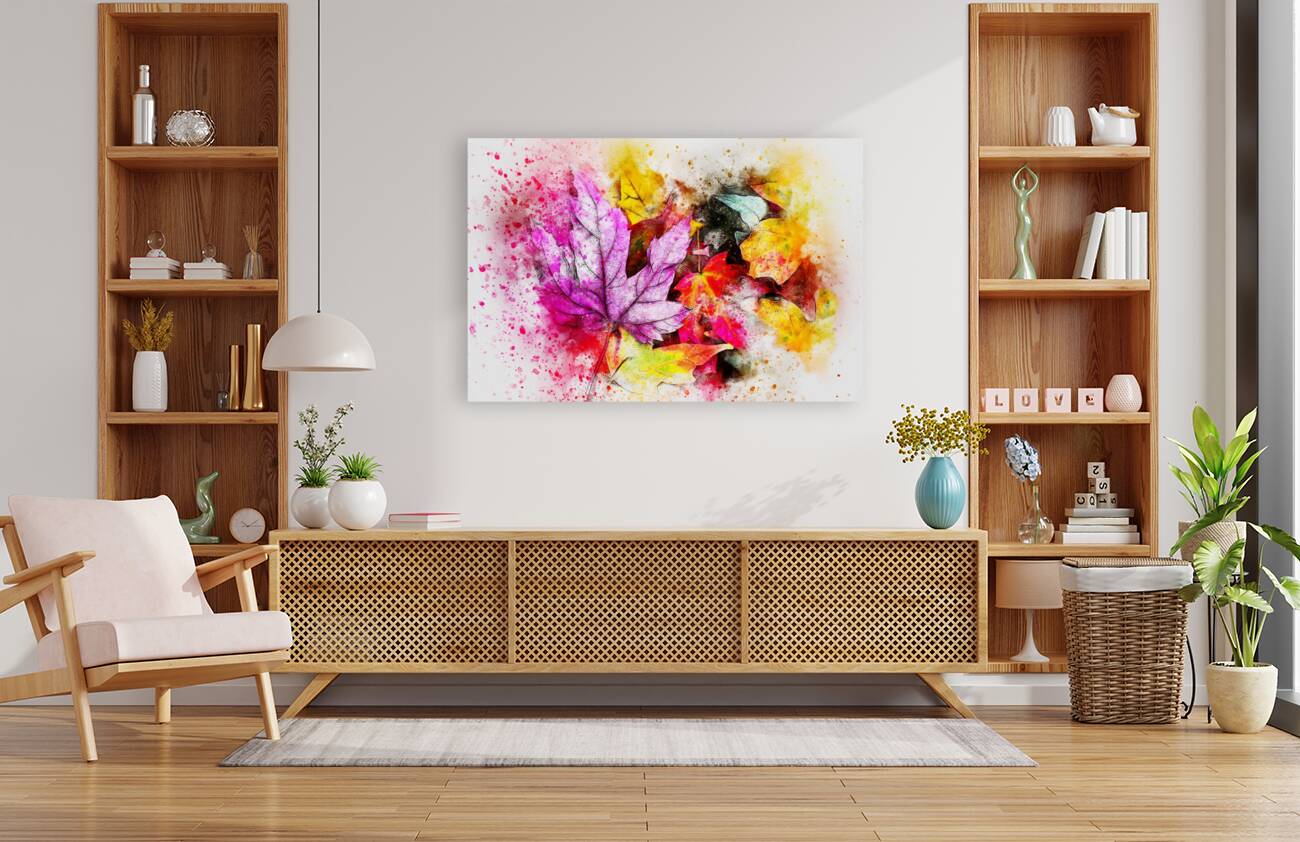 AUTUMN LEAVES SPLASH OUT Reproduction