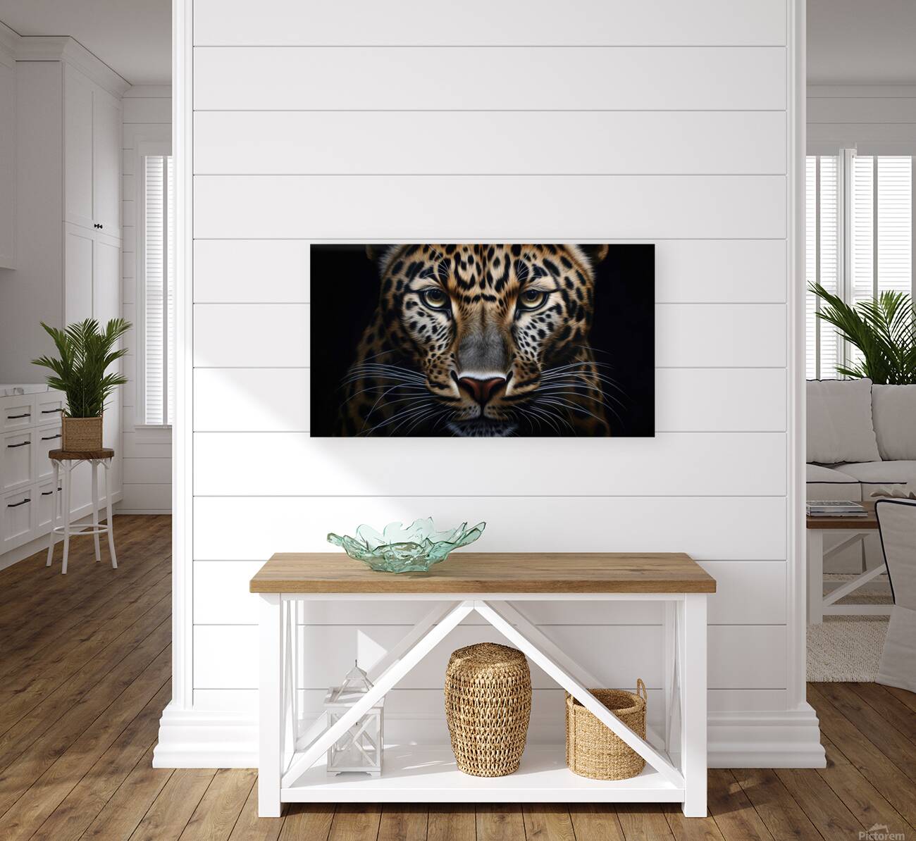  leopard s face Reproduction