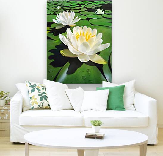 Water Lily Painting Reproduction