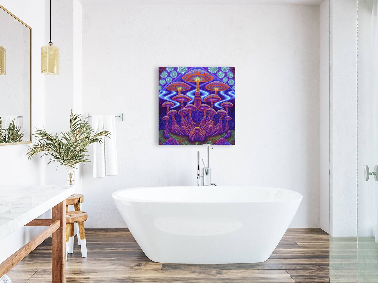 fluorescent mushrooms Reproduction