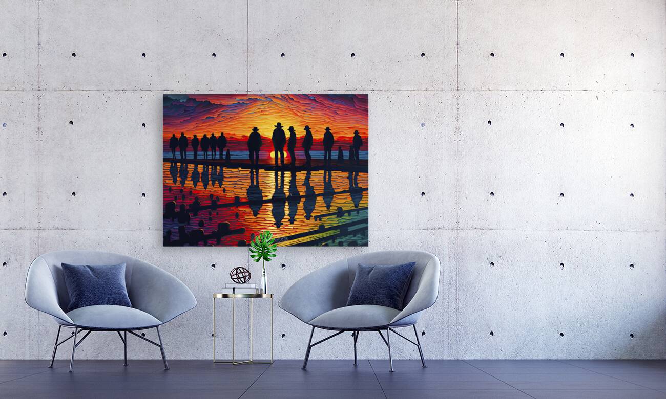 A new sunrise Reproduction