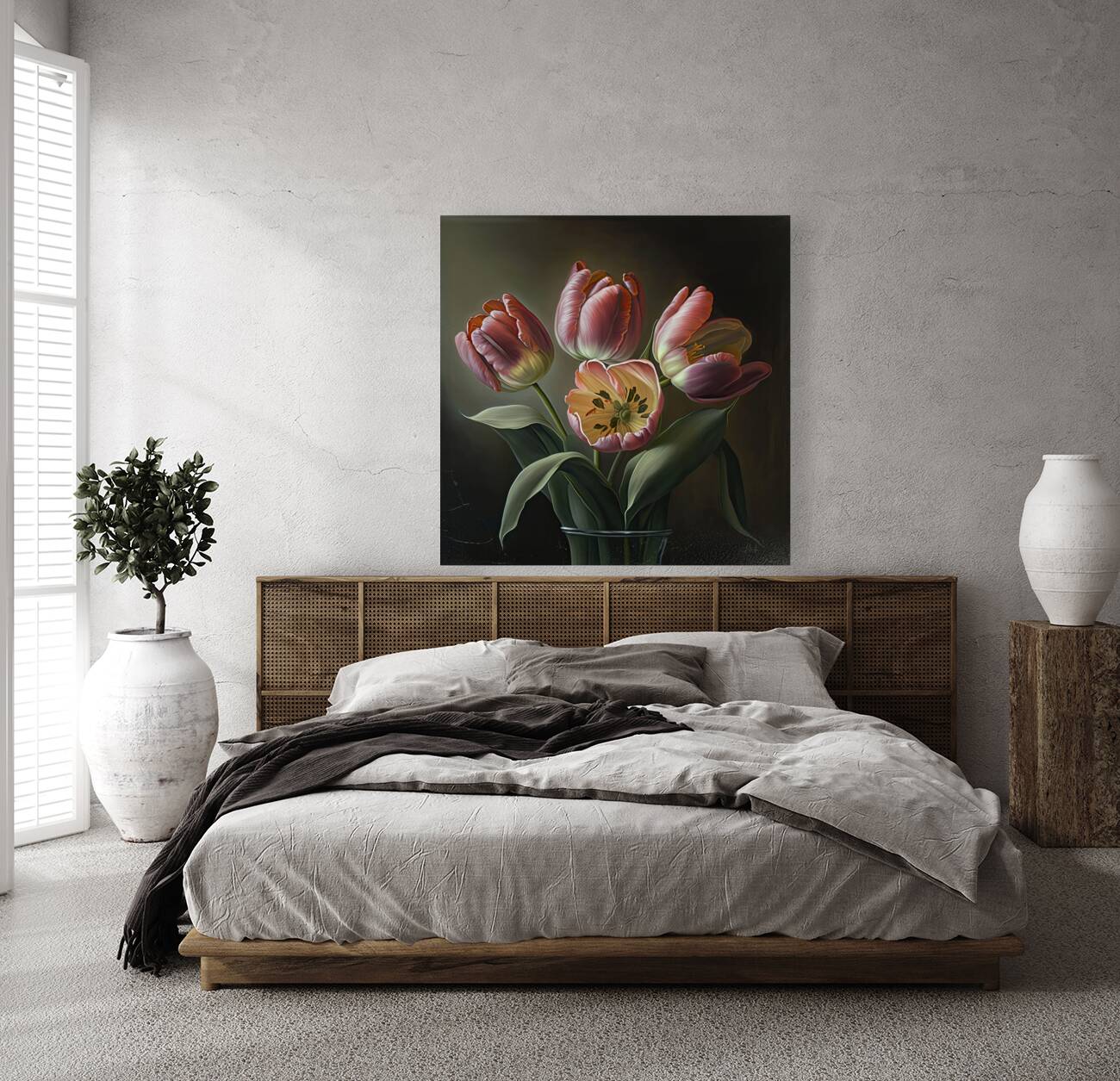 tulips flowers II Reproduction