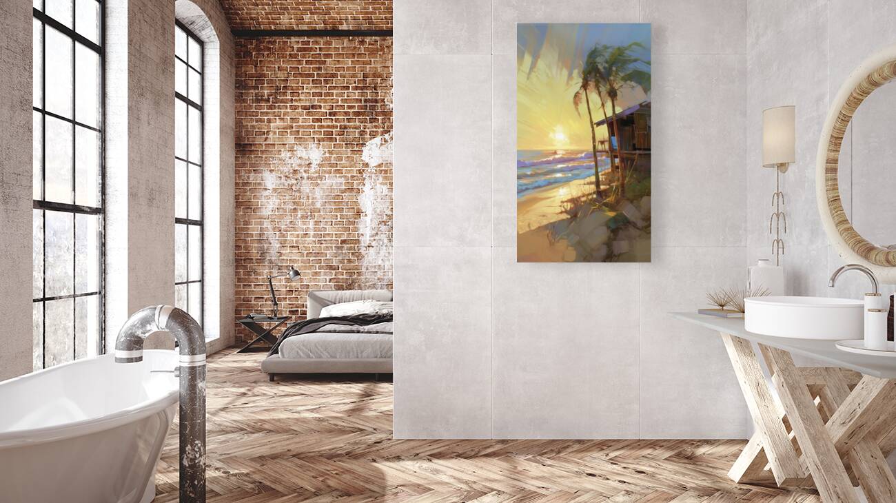 tropical beach concept IV Reproduction