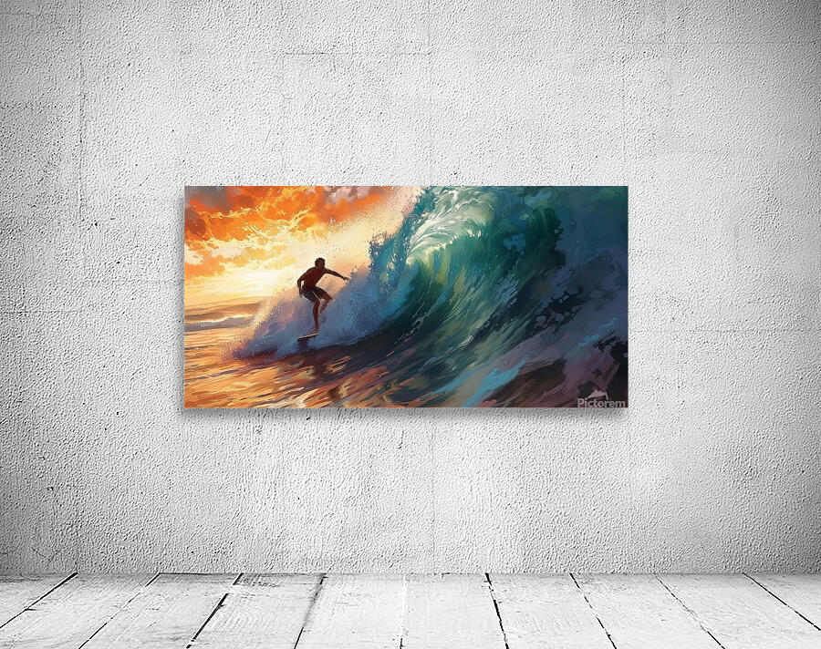 surf sunrise Wall Preview