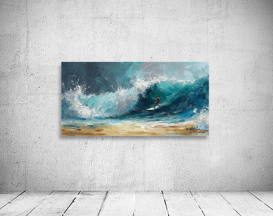 surf fanatic art  lop B Wall Preview