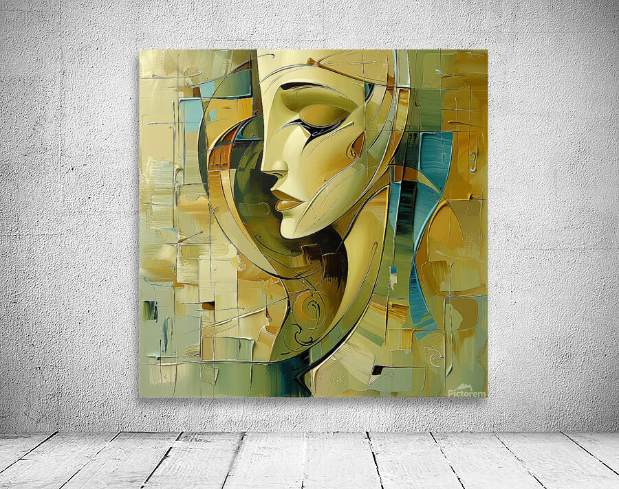 woman on face Wall Preview