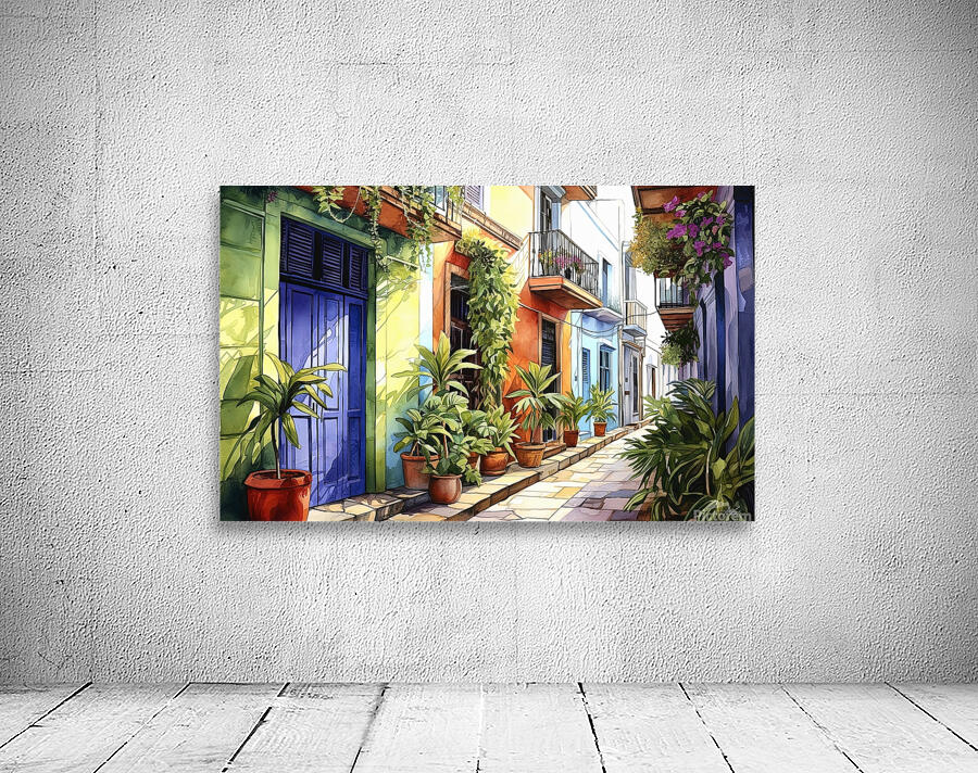 STREET ON THE ISLAND Wall Preview