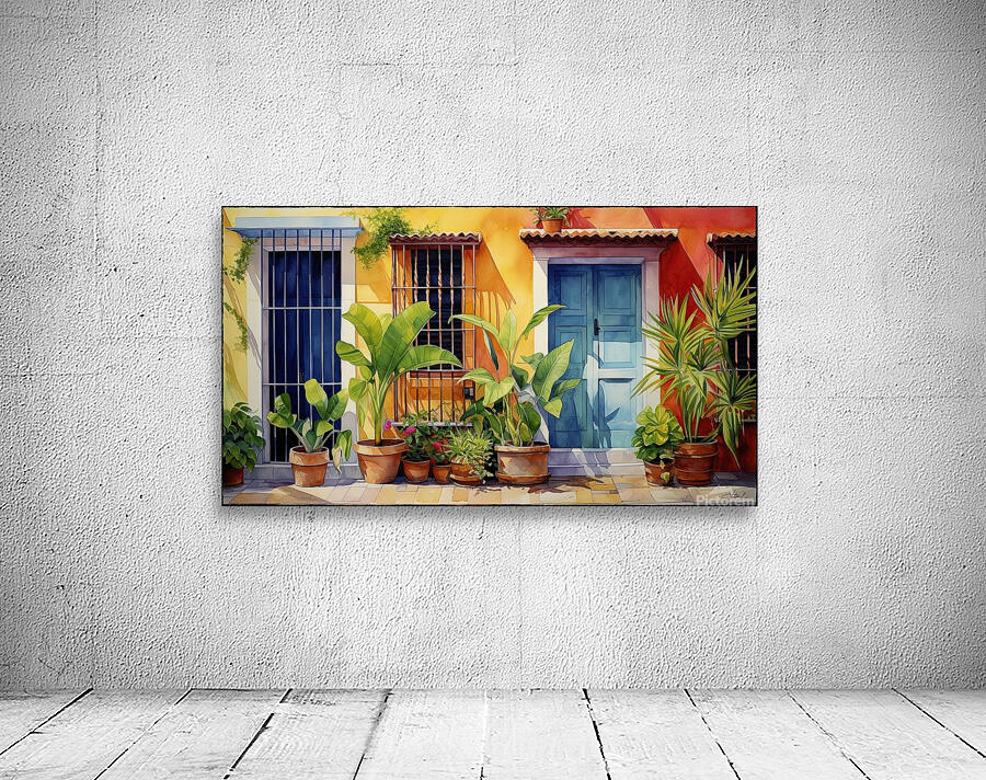 TROPICAL STREET COLOR Wall Preview