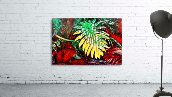 Elephant Leaves Wall Preview