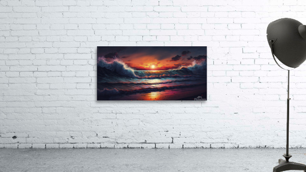 orange sunset Wall Preview