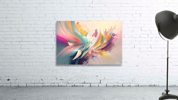 pastel abstract brushes Wall Preview