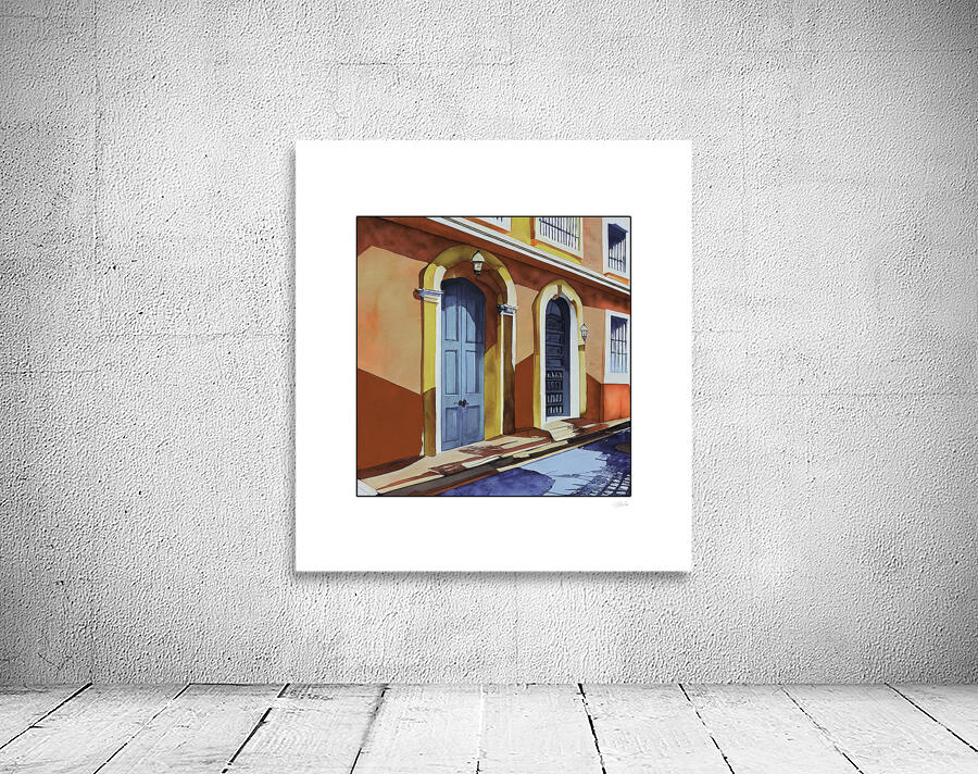 tropical street Wall Preview