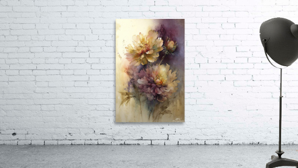 pink flower IV Wall Preview