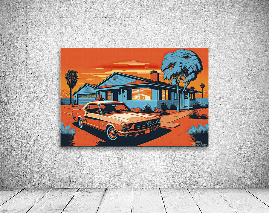 Old house mustang Wall Preview