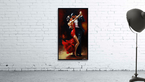 tango dancers Wall Preview