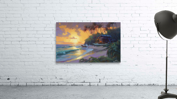 tropical beach concept III Wall Preview