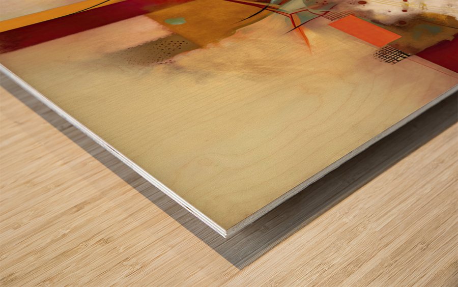 composition of colors I Impression sur bois